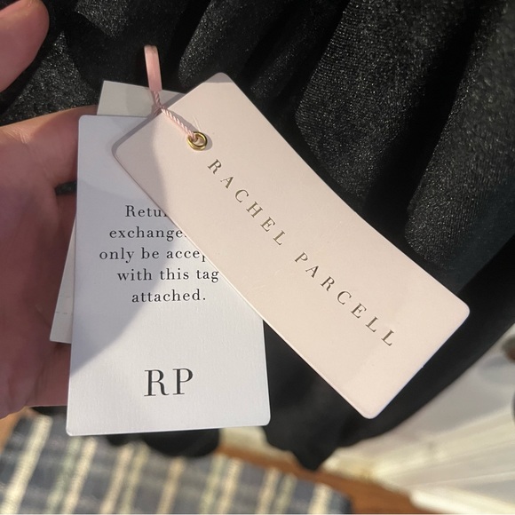 NWT Rachel Parcell Ruched Velvet Knee-Length Dress Long Sleeve Cocktail Holiday - Picture 6 of 8